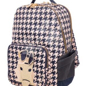 Školní taška batoh New Bobbie Houndstooth Horse Jeune Premier ergonomická luxusní provedení 42*30 cm