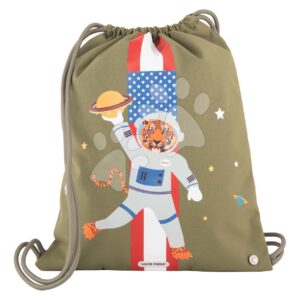 Školní vak na tělocvik a přezůvky Gym Bag Burger Planet Jack Piers ergonomický luxusní provedení od 2 let 44*36 cm