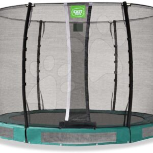 Trampolína s ochrannou sítí Allure Classic ground Exit Toys přízemní průměr 305 cm zelená