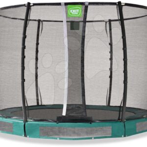 Trampolína s ochrannou sítí Allure Premium ground Exit Toys přízemní průměr 305 cm zelená