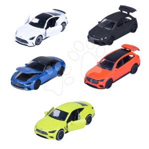 Autíčka Mercedes-AMG Majorette kovové 5 druhov v darčekovom boxe dĺžka 7