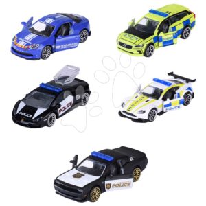 Autíčka záchranářská Rescue World 5 Pieces Majorette kovová sada 5 druhů v dárkovém balení délka 7