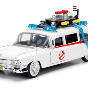 Autíčko Ghostbusters ECTO-1 Jada kovové s otevíratelnými dveřmi délka 23 cm 1:24 od 8 let