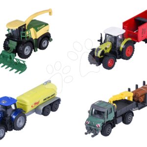 Autíčko farmářské Farm Trailer Majorette kovové 4 různé druhy délka 13 cm