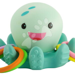 Chobotnice do vany Light Up Ring Catcher Infantino svítící s barevnými kroužky od 4 měs