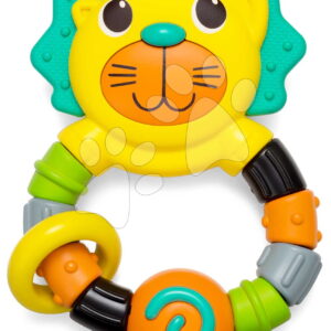 Chrastítko s kousátkem Lvíček Lion Teether Infantino od 3 měs