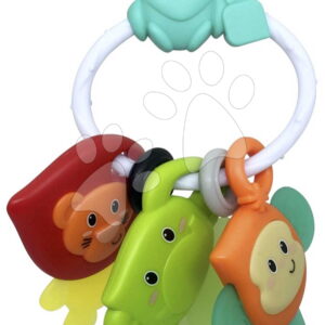 Chrastítko s kousátkem Safari Teething Pals Infantino od 0 měsíců