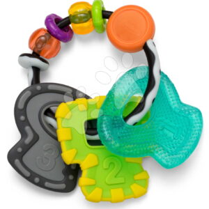 Chrastítko s kousátky Klíče Cool & Chew Teether Keys Infantino vhodná do chladničky od 0 měsíců