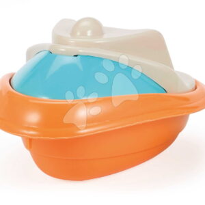 Člun Boat Écoiffier délka 13 cm oranžový od 18 měsíců