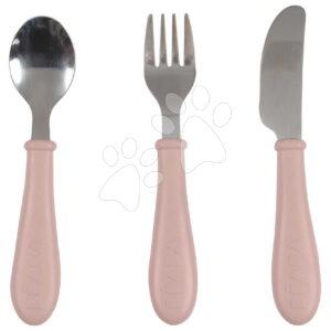 Dětský příbor Stainless Steel Cutlery Set Cotton Candy Beaba z nerezové oceli lžička