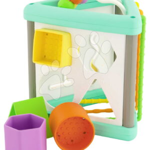 Didaktický trojhran s aktivitami Activity Triangle & Shape Sorter Infantino vkládacími tvary od 3 měsíců