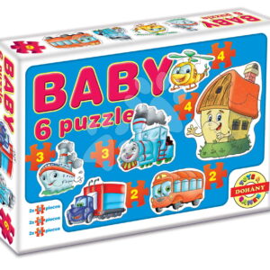 Dohány baby puzzle dopravní prostředky 6 obrázkové 635-2