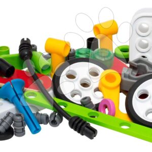 Dřevěná stavebnice s nahráváním zvuku Builder Record & Play Set BRIO elektronická 68 dílů s pracovním nářadím