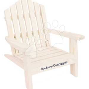 Dřevěné skládací křeslo pro panenky Folding armchair My little furniture Jolijou pro panenky a plyšové hračky o velikosti 35 cm