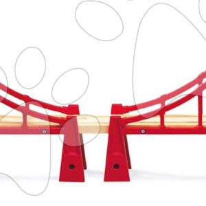Dřevěný most Double Suspension Bridge BRIO dvojitý 5 dílů