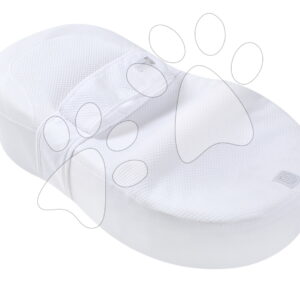 Hnízdo na spaní pro miminka Cocoonababy® 10° Fleur de Coton® White Red Castle s napínacím potahem bílé od 0–3 měsíců