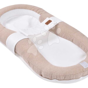 Hnízdo pro miminka Cocoony Heather Clay Beaba z ultra měkkého textilu s vyvýšenými okraji hnědé od 0–3 měsíců