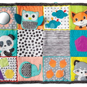 Hrací deka Maxi Zoo Giant Sensory Discovery Mat Infantino se zrcátkem 167