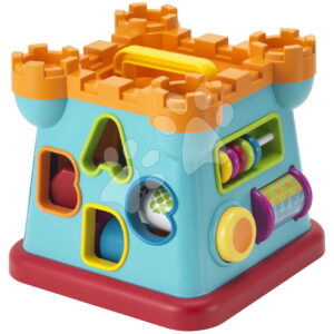 Hrad s vkládacími tvary Activity Shape Sorting Castle Infantino s počítadlem od 12 měsíců