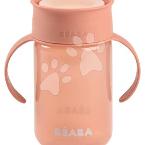 Hrnek pro miminka 360° Learning Cup Beaba Pink na učení se pít růžový od 12 měsíců