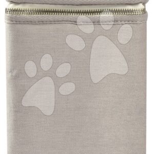 Izotermický obal Beaba Canvas Pearl Grey pro dózy na jídlo šedý