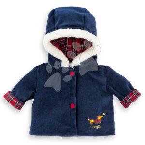 Kabát pro panenku Coat Corolle Holidays Mon Grand Poupon Corolle vánoční edice pro 36cm panenku od 24 měsíců