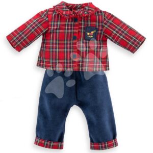 Kalhoty a košile pro panenku Homewear Style Ma Corolle vánoční edice pro 36cm panenku