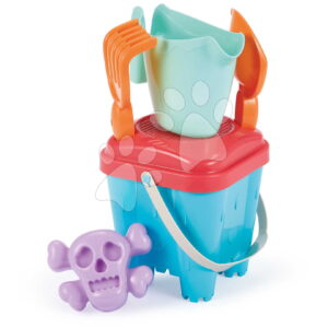Kbelík set malý Hrad Castle Bucket Summer Écoiffier výška 15 cm s konvičkou a bábovičkou 6 dílů od 18 měsíců
