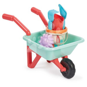 Kolečko se sadou s kbelíkem Garnished Wheelbarrow Écoiffier s konví a bábovičkou 5 doplňků od 18 měsíců