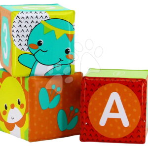 Kostky do vany Colors & Numbers Bath Block Infantino 3 kusy od 0 měs