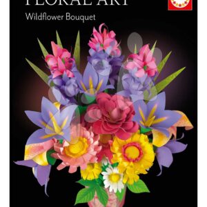 Kreativní tvoření Polní květiny Floral Art Bouquet of Wild Flowers Educa poskládej si vlastní kytici od 8 let