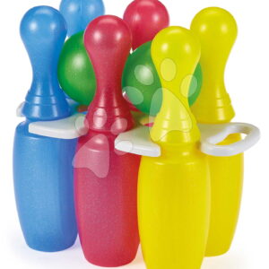 Kuželky Bowling Skittles Écoiffier 6 kusů s 2 koulemi (výška 23 cm) od 18 měsíců