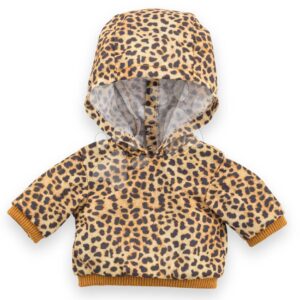 Mikina s kapucí pro panenku Leopard Sweater Ma Corolle pro panenku 36 cm