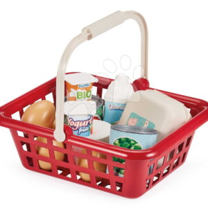 Nákupní košík Grocery Basket 100% Chef Écoiffier s potravinami 11 doplňků od 18 měsíců
