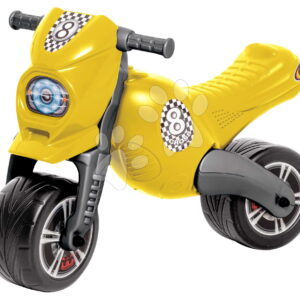 Odrážedlo motorka Cross 8 Dohány maxi velká žlutá 76*39*54 cm nosnost 50 kg