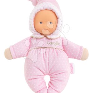 Panenka Babidoux Starry Dreams Mon Doudou Corolle s modrýma očima a chrastítkem 20 cm od 0 měsíců