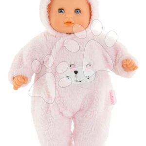 Panenka Bébé Calin Loving Teddy Bear Mon Premier Poupon Corolle s modrýma mrkacíma očima a 2 doplňky 30 cm od 18 měsíců