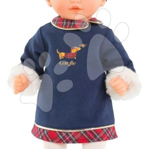 Panenka Bébé Calin Margaux Corolle Holidays Mon Premier Poupon Corolle vánoční edice s hnědýma mrkacíma očima 30 cm od 18 měsíců