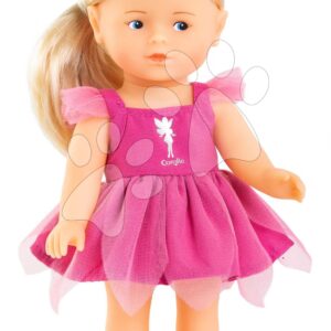 Panenka Rosy Fairy Set Mini Corolline Corolle blond vlasy a modré oči 3 doplňky 20 cm