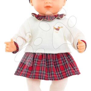 Panenka Suzanne Corolle Holidays Mon Grand Poupon Corolle vánoční edice s hnědýma mrkacíma očima 36 cm od 24 měsíců