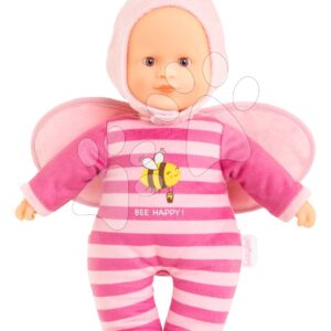 Panenka Sweet Heart Bee Mon Doudou Corolle s hnědýma očima kapucí a křidélky 30 cm od 9 měsíců