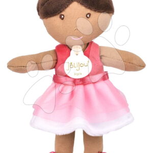 Panenka baletka My Ballerina Doll Pink Jolijou 25 cm s růžovou sukýnkou z jemného textilu od 12 měsíců