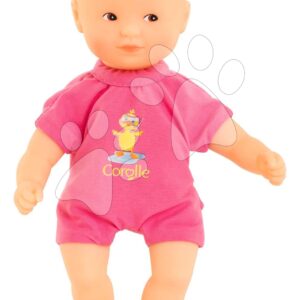 Panenka do vany Mini Bath Pink Mon Premier Poupon Corolle s hnědýma očima 20 cm od 18 měsíců