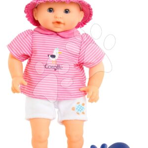 Panenka ke koupání Baby Bath Océane Mon Premiere Poupon Corolle s modrýma mrkacíma očima a velrybou 30 cm od 18 měsíců