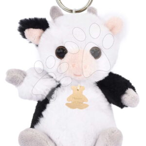 Plyšová klíčenka kravička The Soft Stretch Cow Key Ring Histoire d’ Ours černo-bílá 12 cm od 18 měsíců
