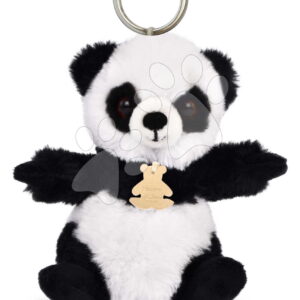 Plyšová klíčenka panda The Soft Stretch Panda Key Ring Histoire d’ Ours černo-bílá 12 cm od 18 měsíců