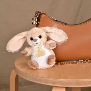 Plyšová klíčenka zajíček The Soft Stretch Bunny Key Ring Histoire d’ Ours hnědá 12 cm od 18 měsíců