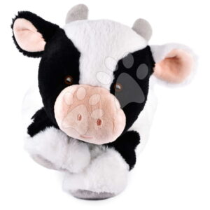Plyšová kravička The Soft Stretch Cow Histoire d’Ours černo-bílá 40 cm od 0 měsíců