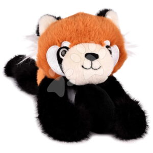 Plyšová panda červená na objímání The Glue Pots Panda Magnetic Histoire d’ Ours magnetická oranžová 30 cm od 24 měsíců