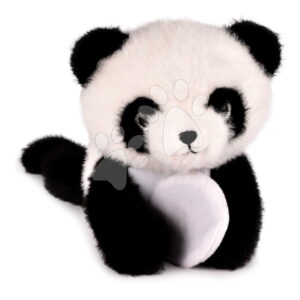 Plyšová panda na objímání The Glue Pots Panda Magnetic Histoire d’ Ours magnetická černobílá 30 cm od 24 měsíců